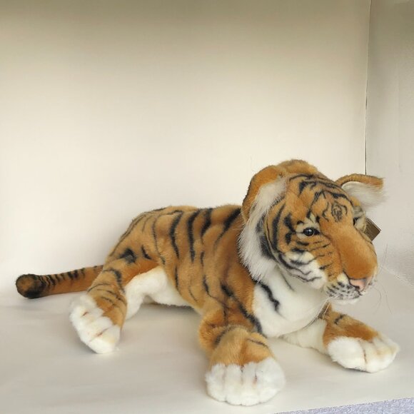 Hansa New w/Tag Handcrafted Plush Tiger Cub Hand Puppet - Picture 8 of 15